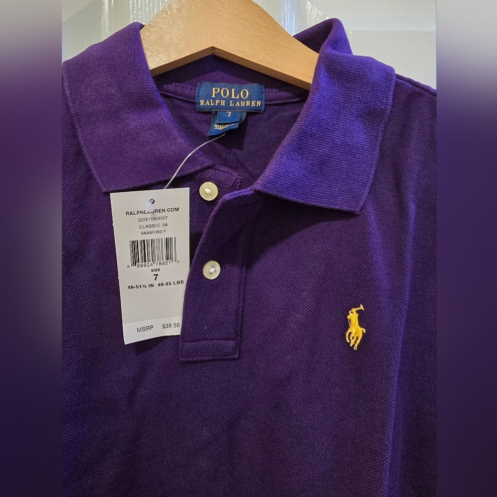Ralph Lauren Purple Polo Shirt